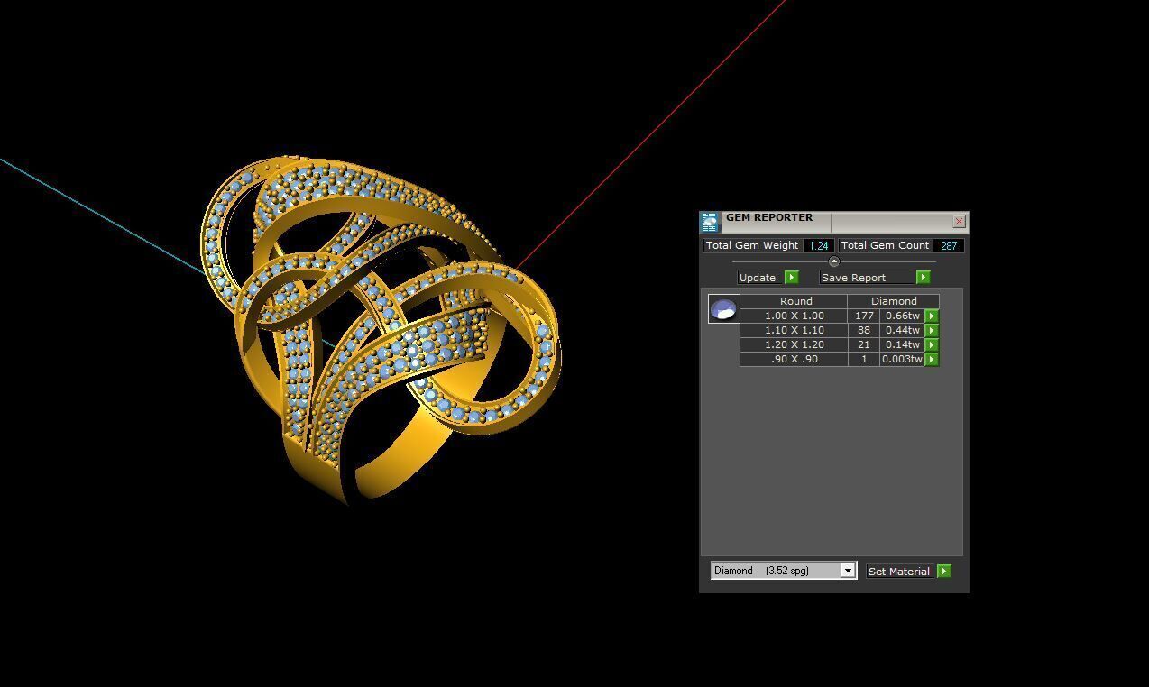 dubai ring 3D print model_8
