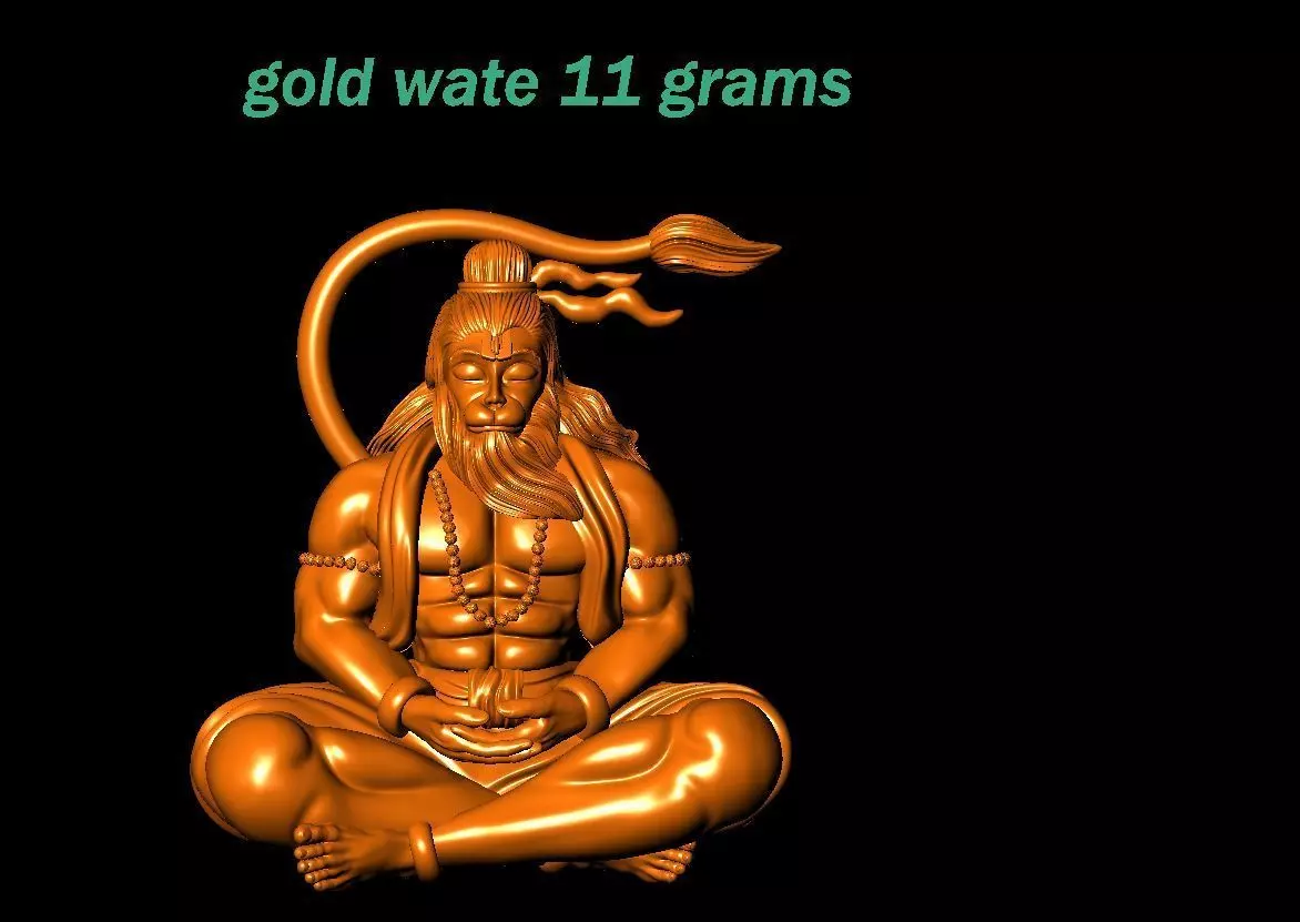 Hanuman pendants 3D print model