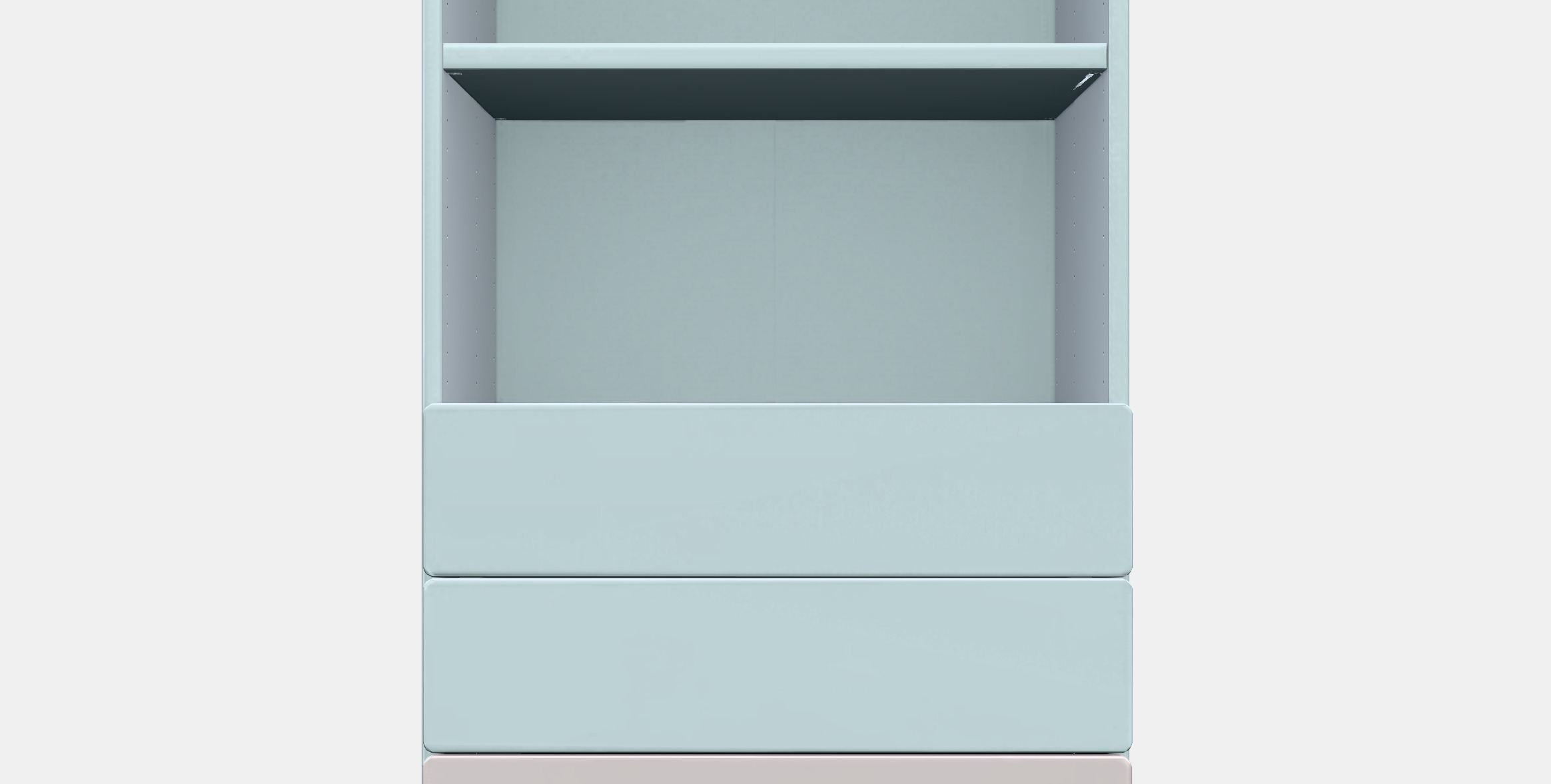 SMASTAD - PLATSA Bookcase 4 Low-poly 3D model_11