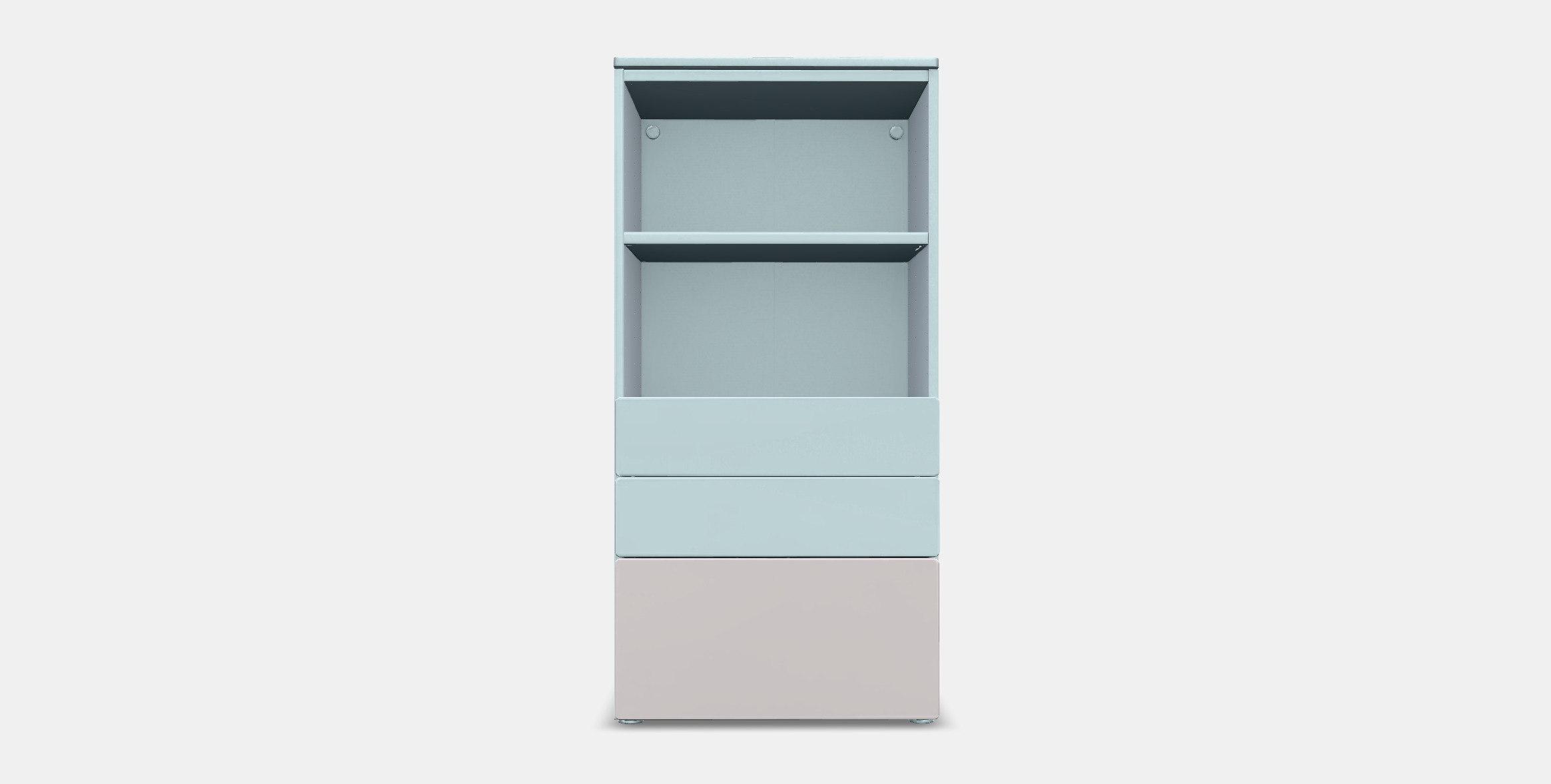 SMASTAD - PLATSA Bookcase 4 Low-poly 3D model_10