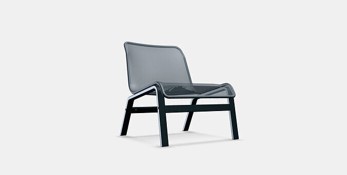 NOLMYRA Easy chair Low-poly 3D model 4