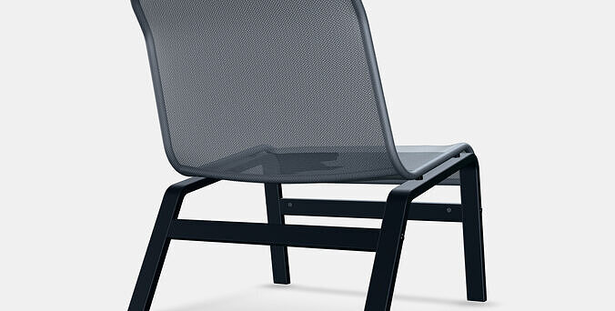 NOLMYRA Easy chair Low-poly 3D model 7