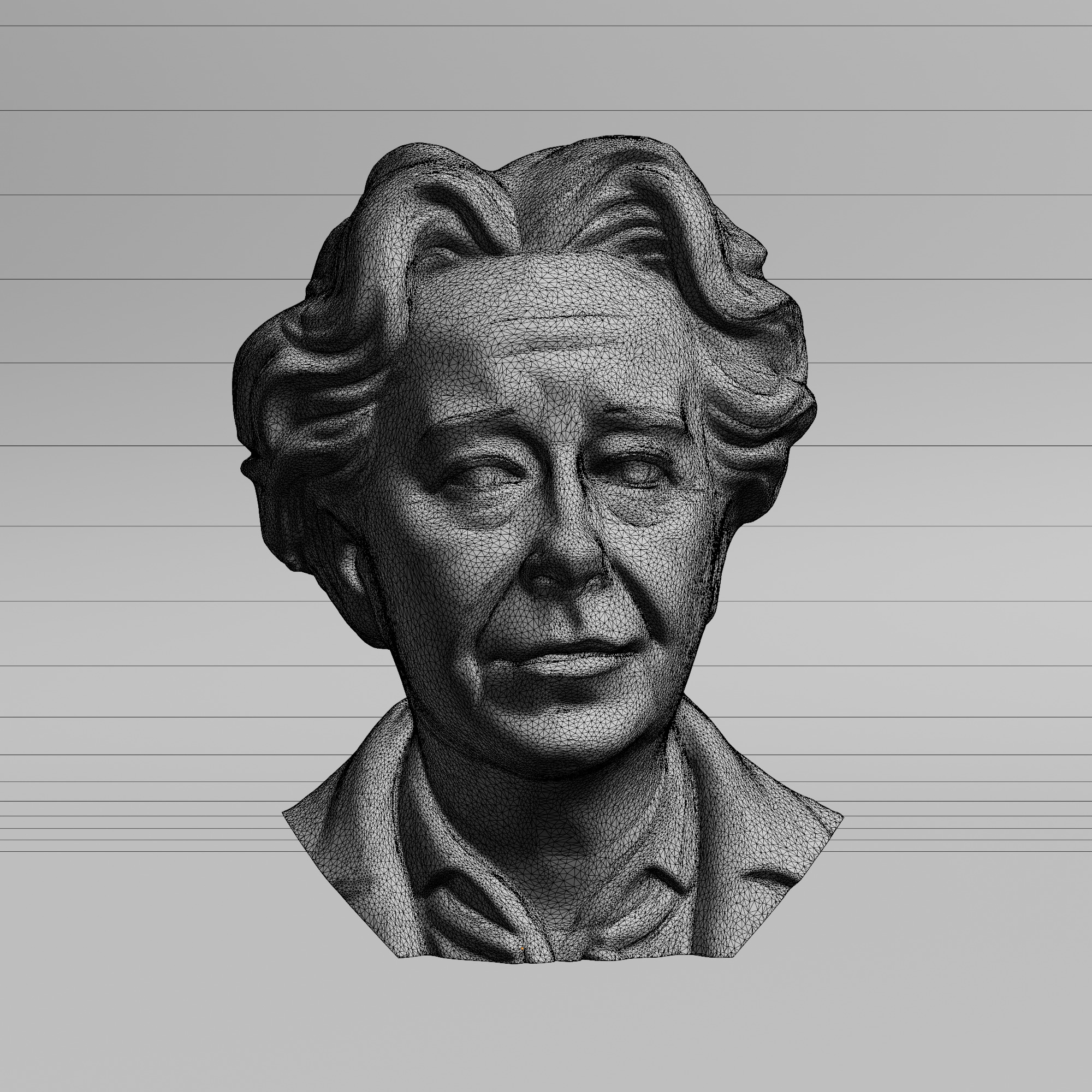 Hannah Arendt 3D print model_8