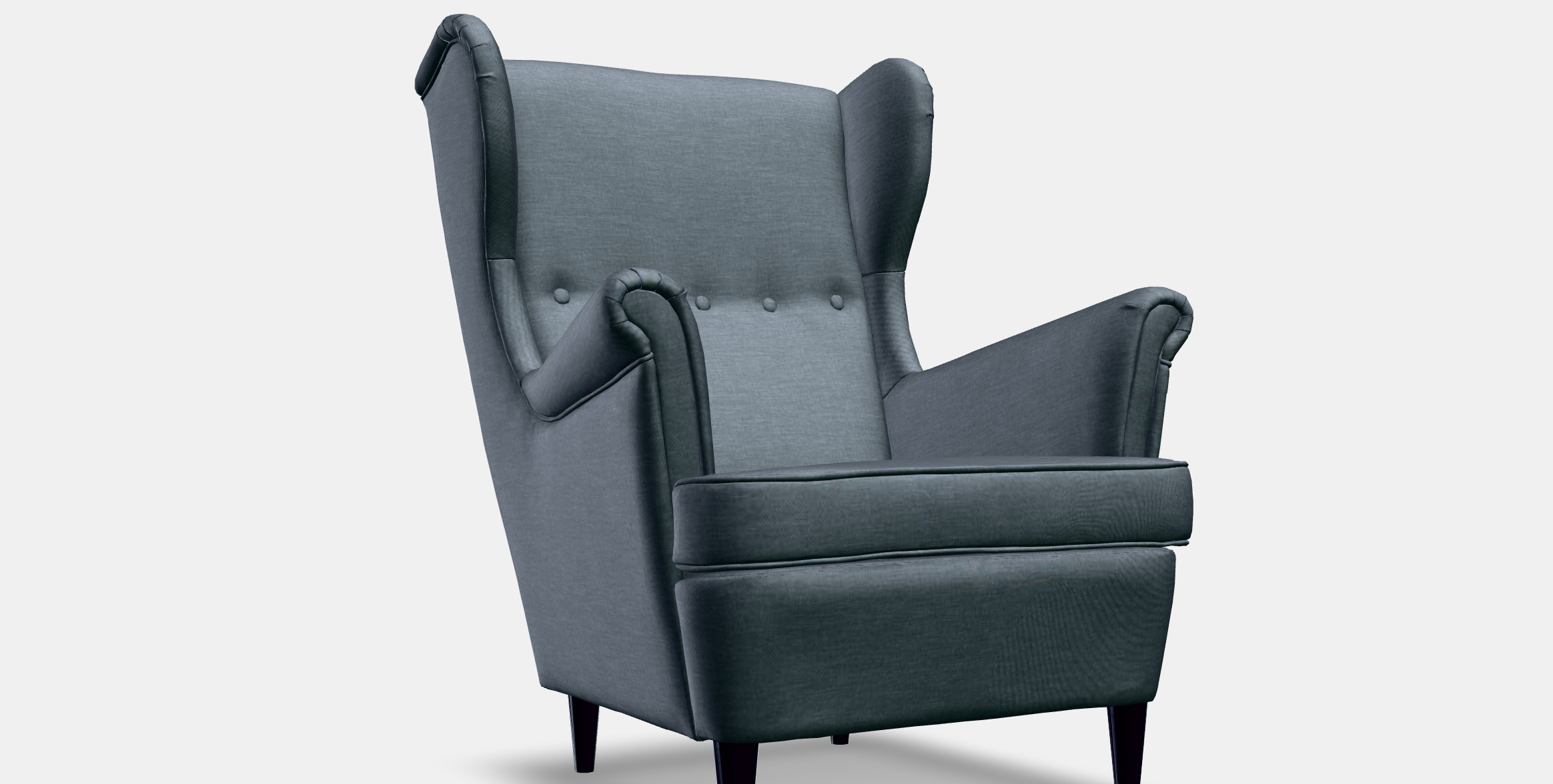 STRANDMON Wing chair 3D model_10
