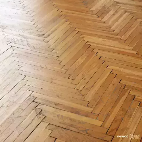 Herringbone wooden floor 01