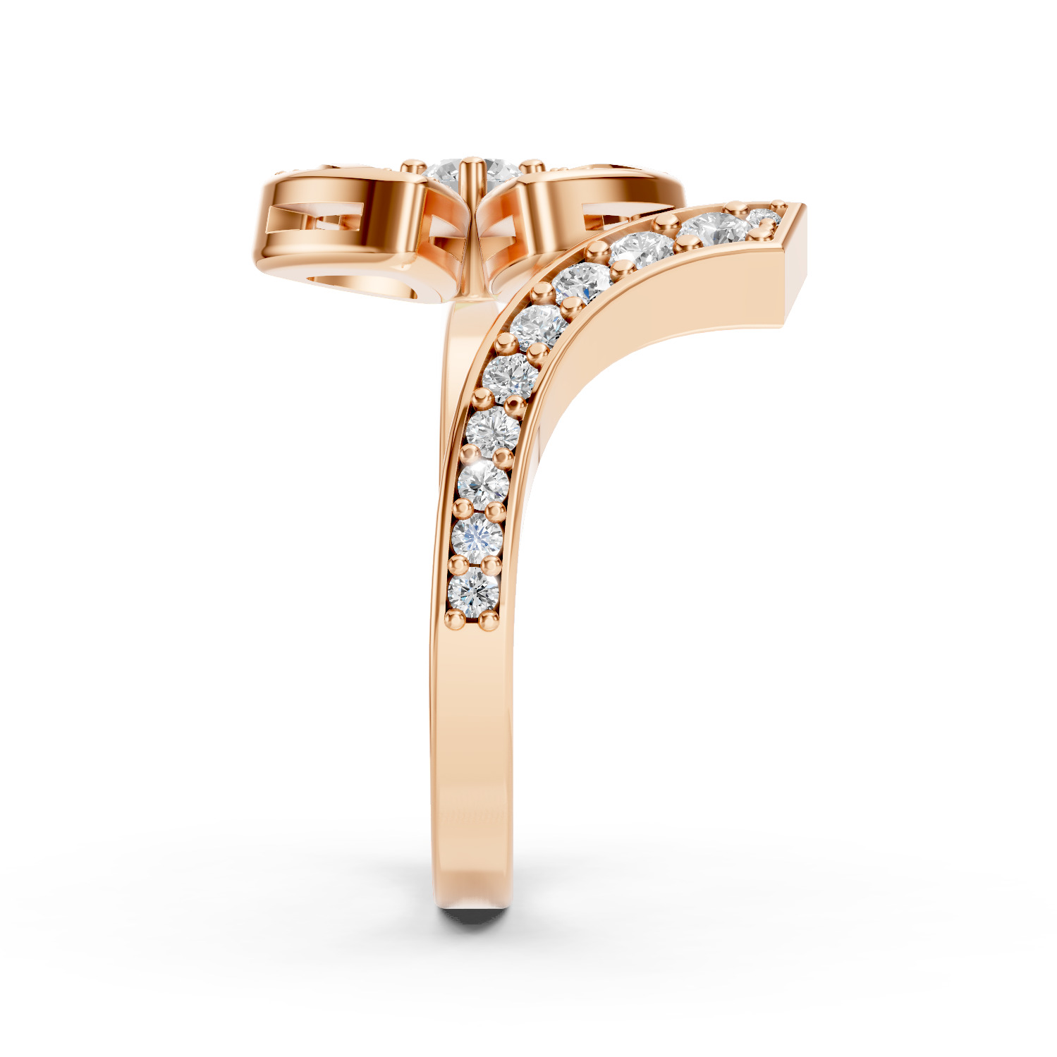 Bvlgari Fiorever Ring 3D print model_3