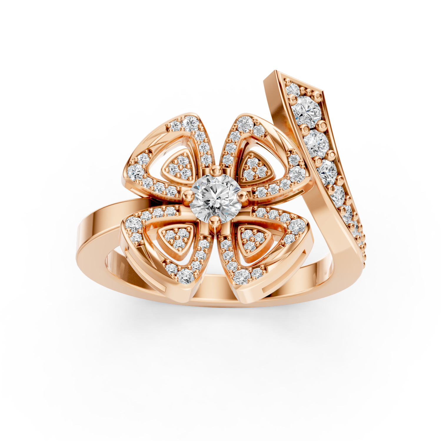 Bvlgari Fiorever Ring 3D print model_1