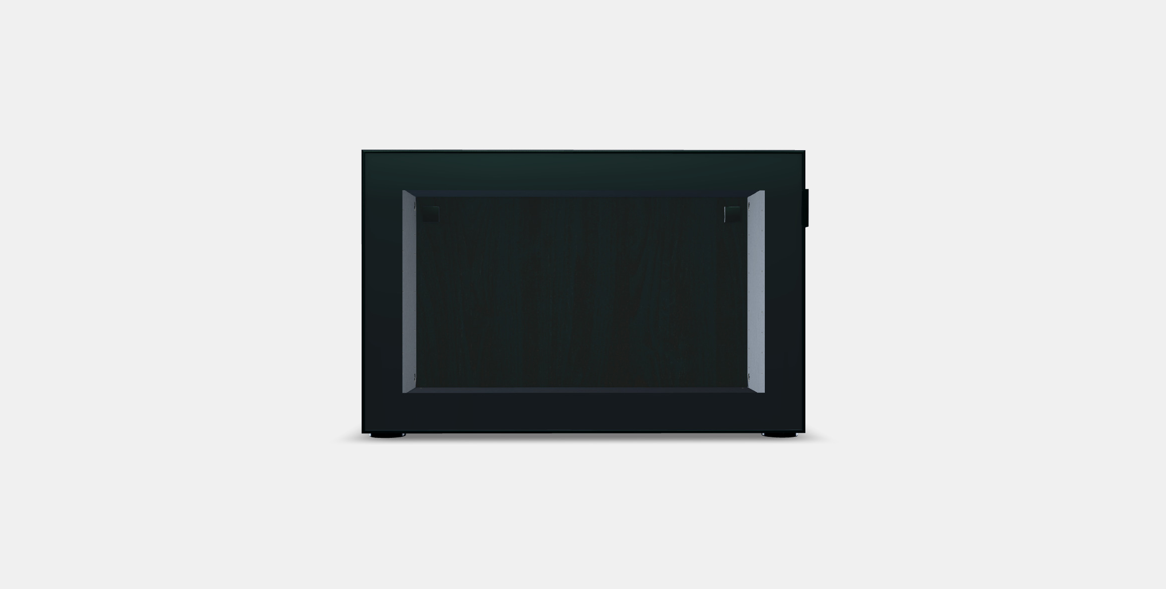 BESTA Shelf unit with glass door 5 3D model_9