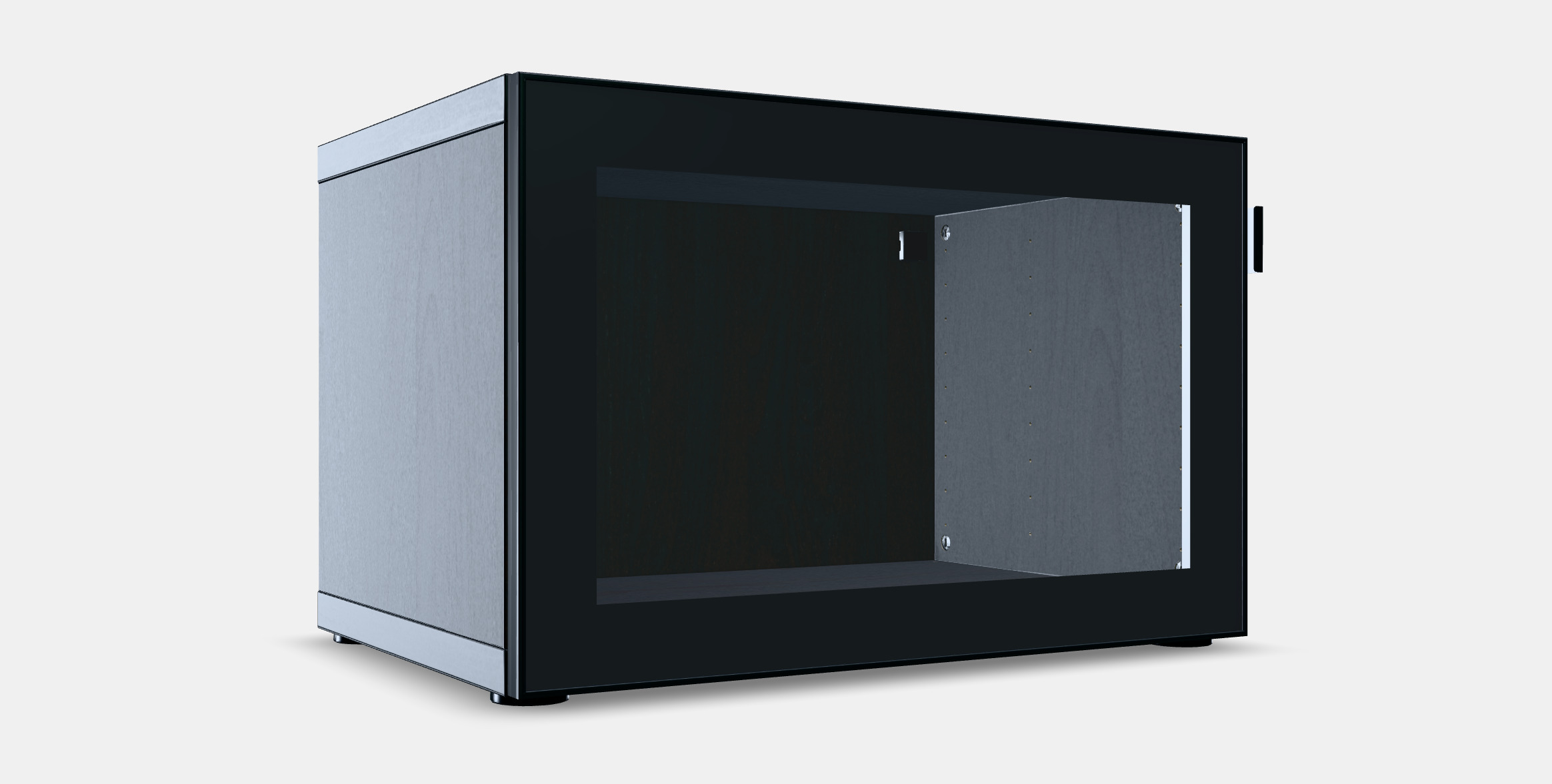 BESTA Shelf unit with glass door 5 3D model_8