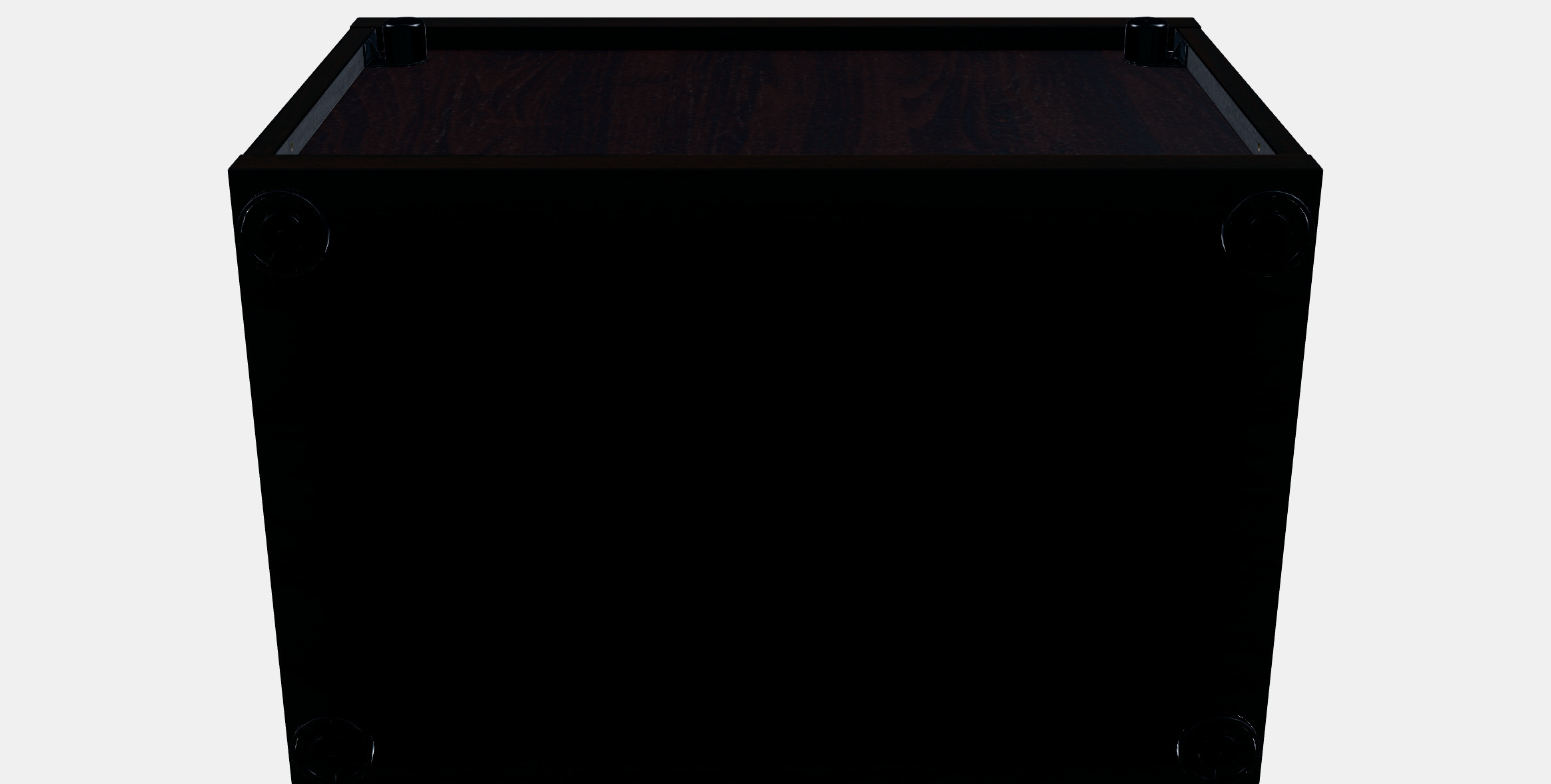 BESTA Shelf unit with glass door 5 3D model_3