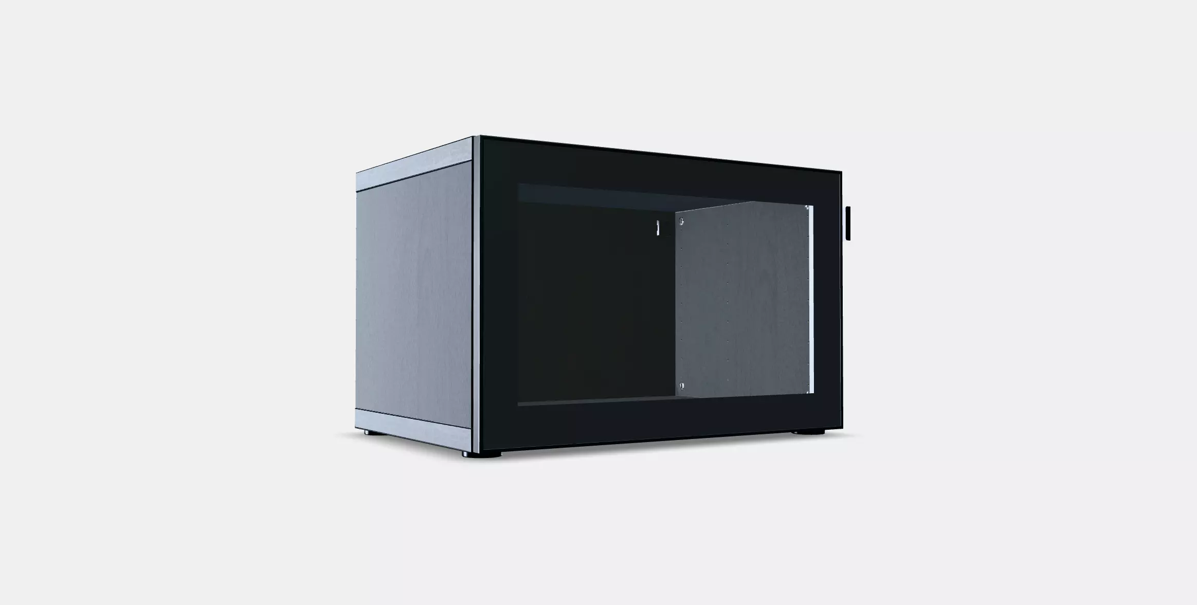 BESTA Shelf unit with glass door 5 3D model_0