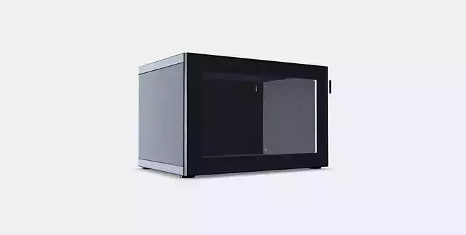 BESTA Shelf unit with glass door 5