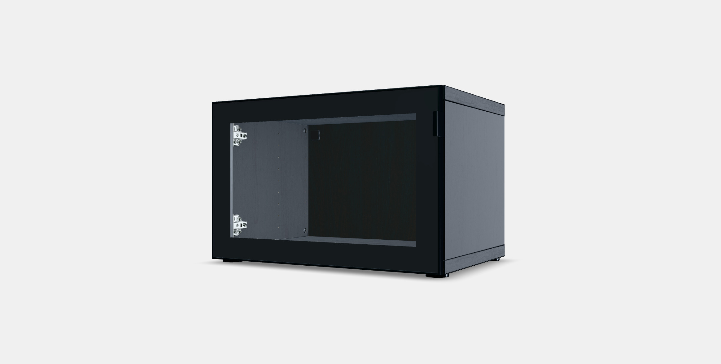 BESTA Shelf unit with glass door 5 3D model_11