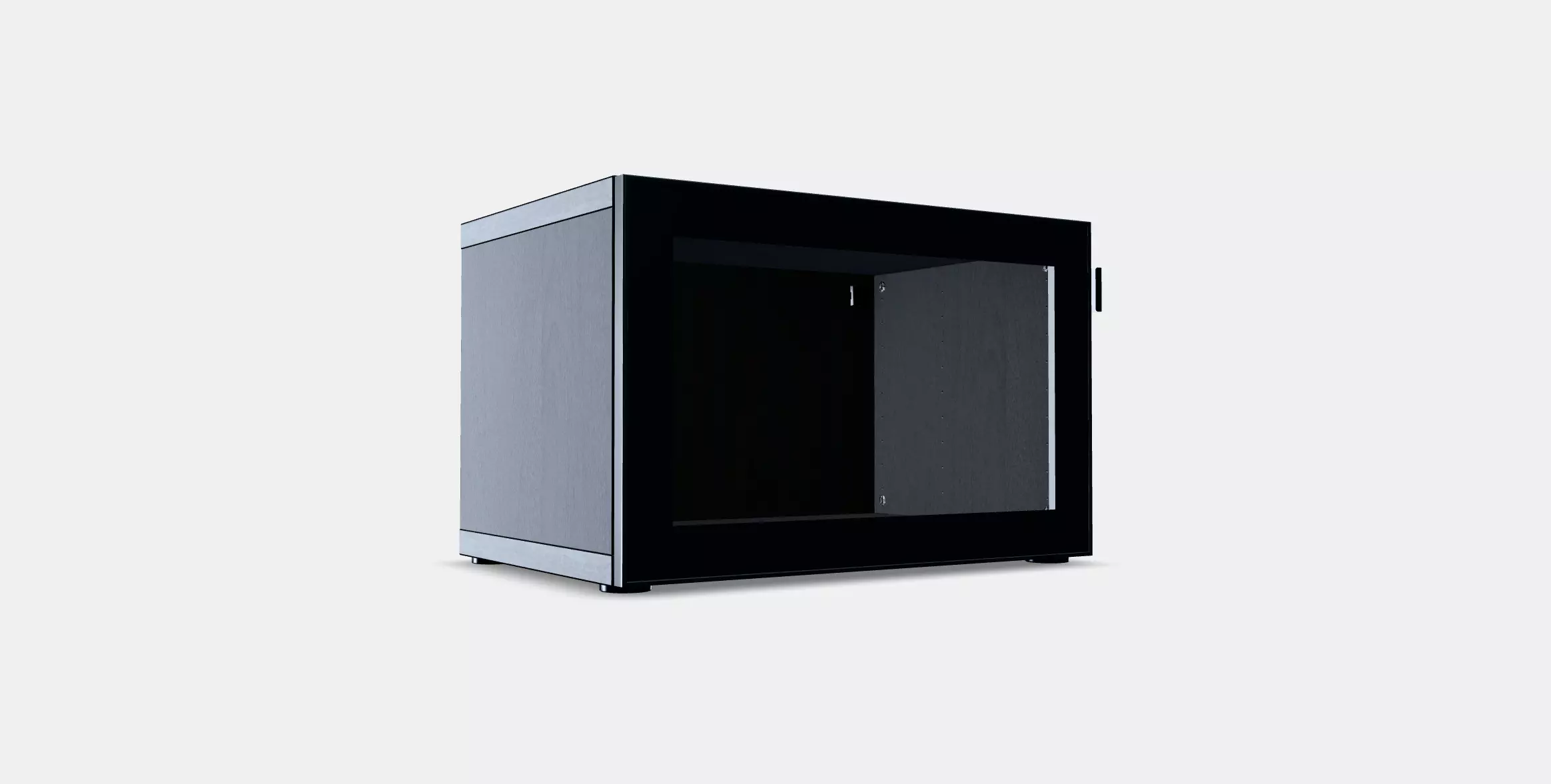 BESTA Shelf unit with glass door 7 3D model_0