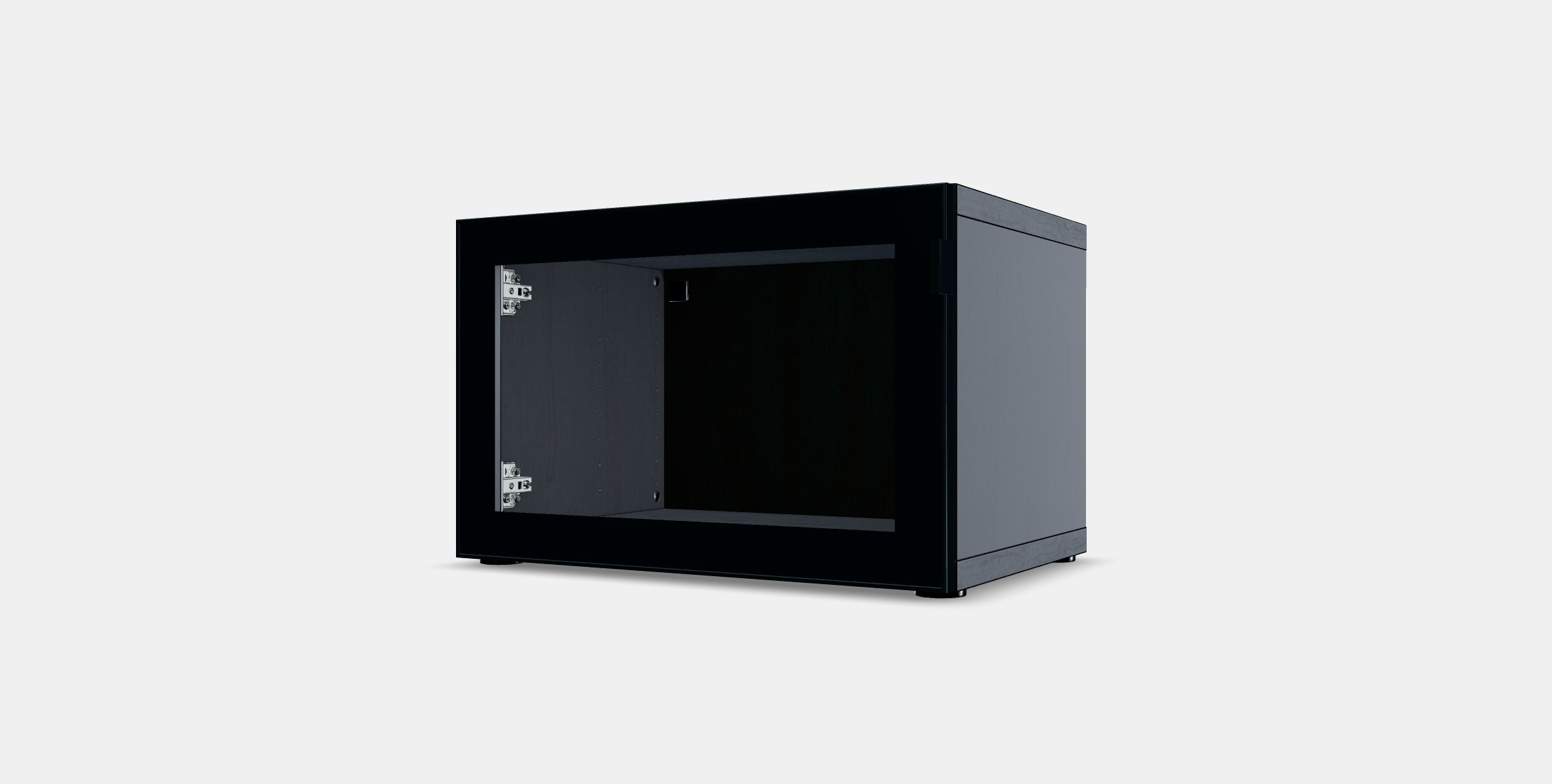 BESTA Shelf unit with glass door 7 3D model_11