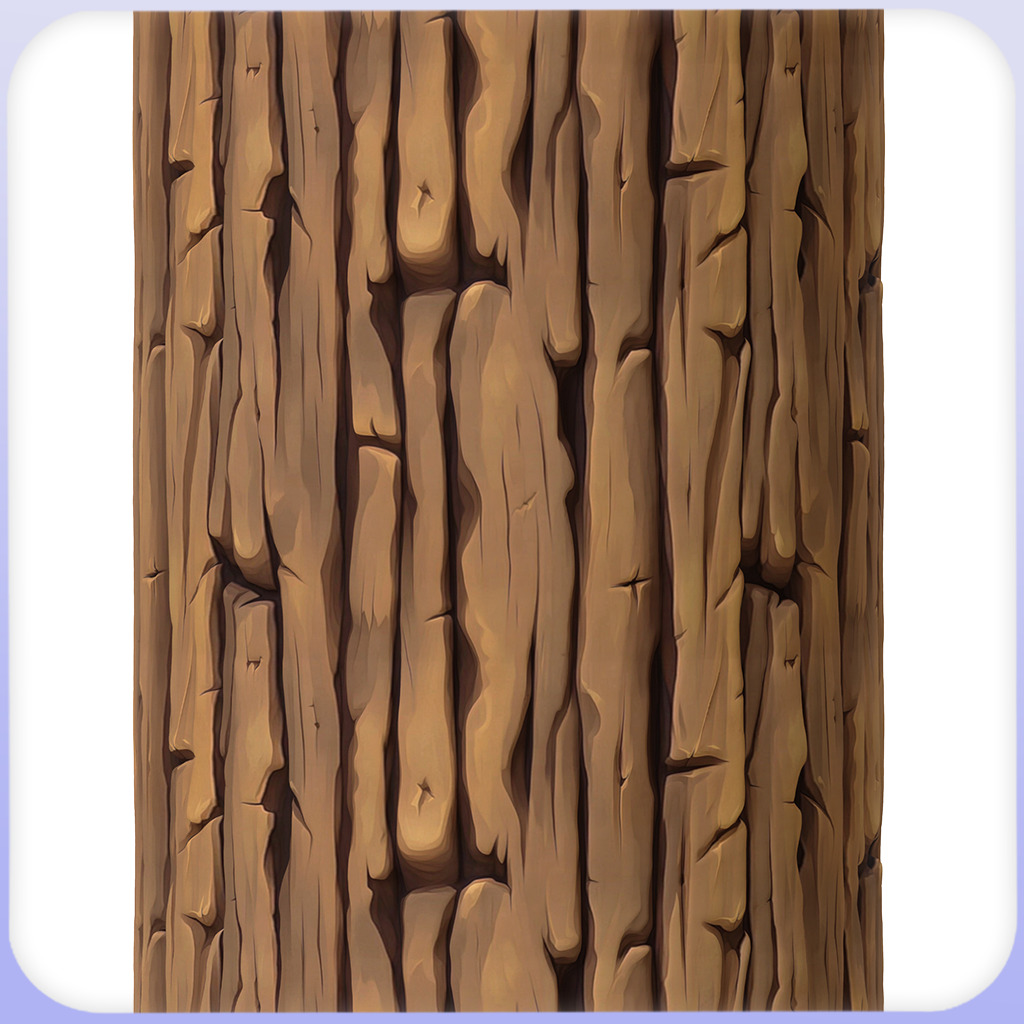 Stylized Bark Seamless Texture Texture_2