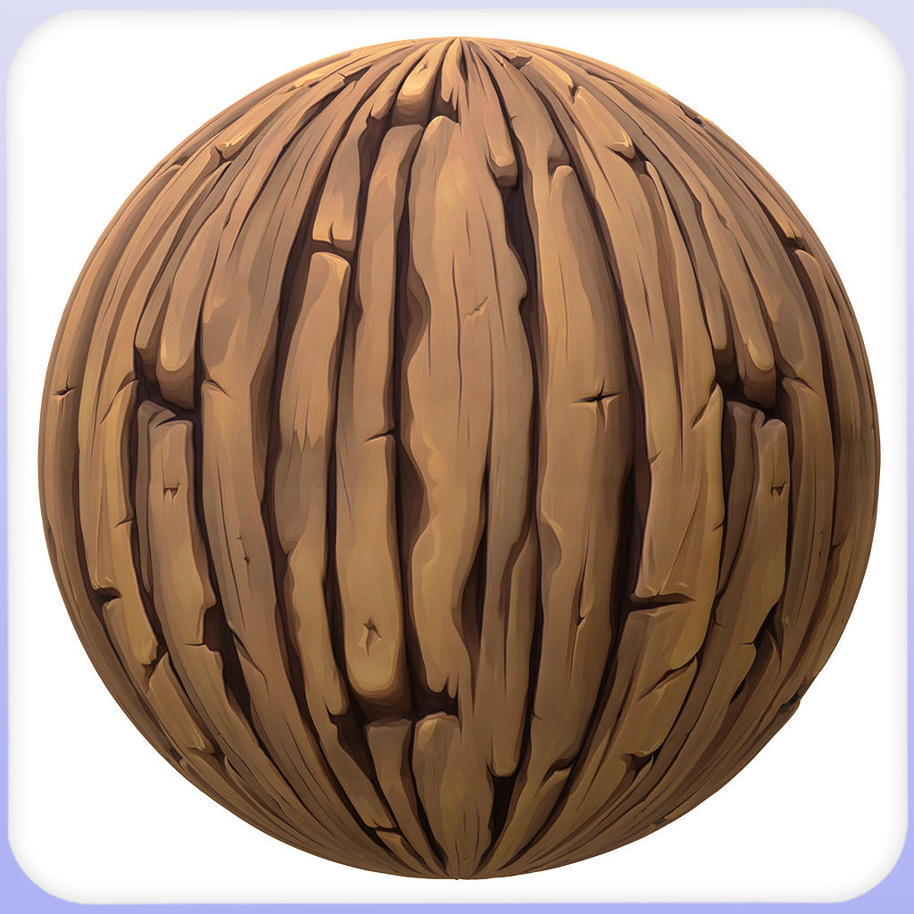Stylized Bark Seamless Texture Texture_5