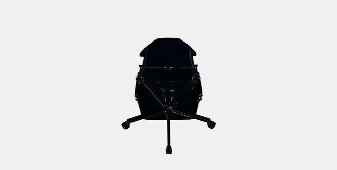 UTESPELARE gaming chair 3D model 7
