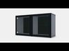BESTA Shelf unit with glass doors 1 3D model_1