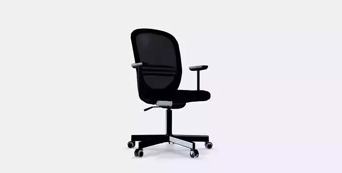 FLINTAN swivel chair with armrests