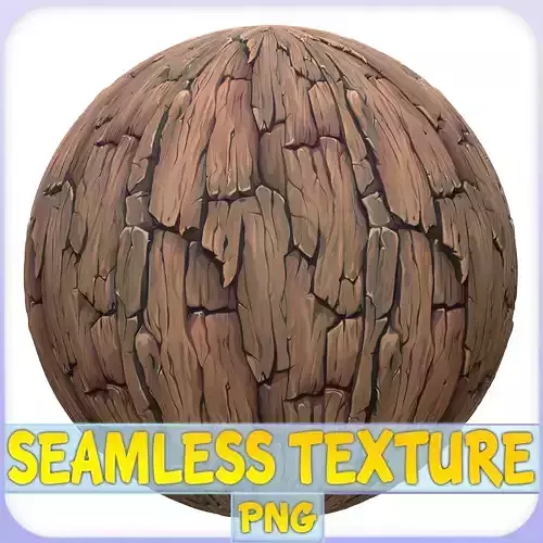 Stylized Bark Seamless Texture