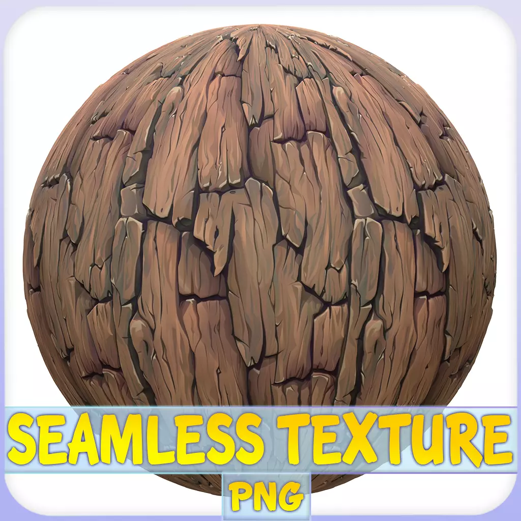 Stylized Bark Seamless Texture Texture_0