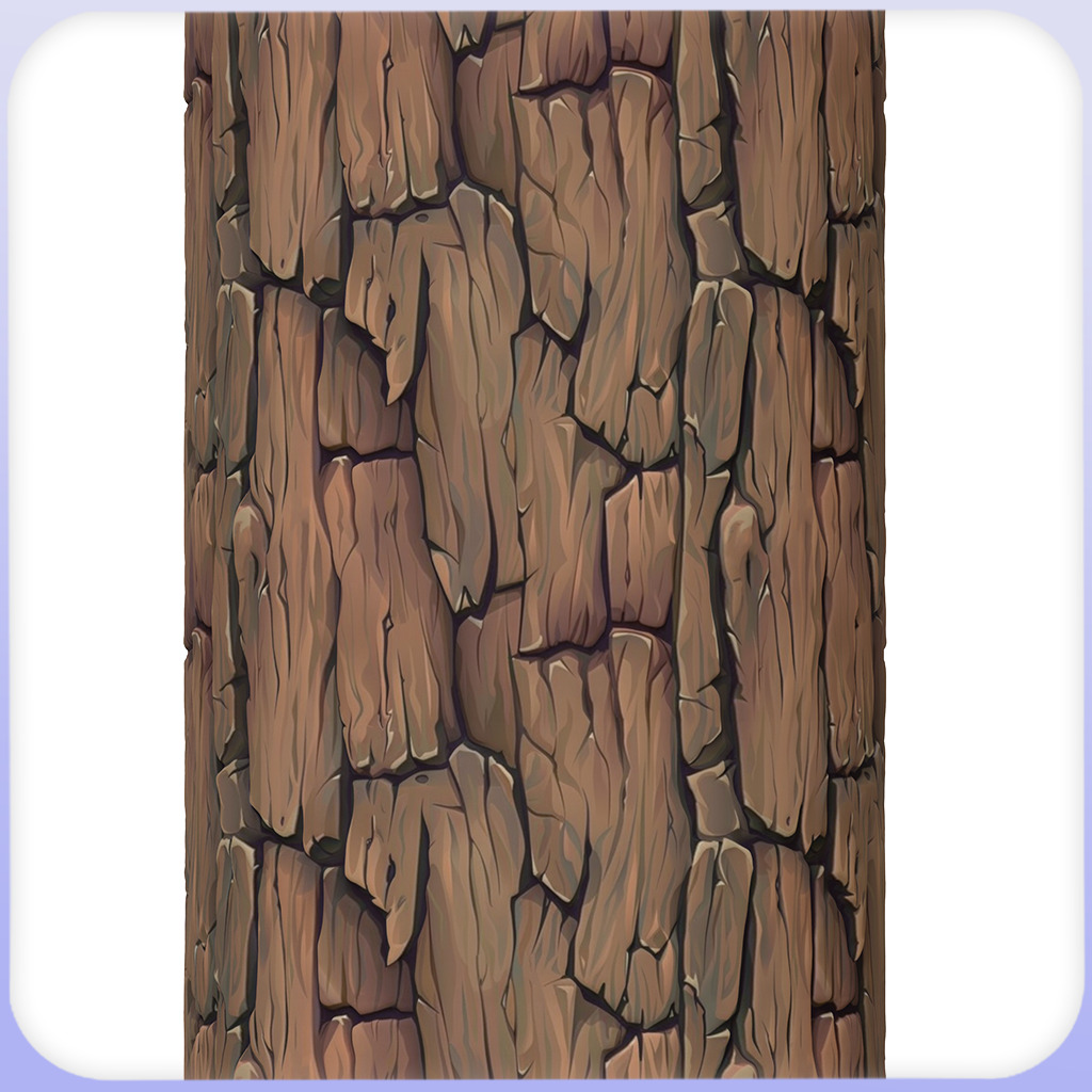 Stylized Bark Seamless Texture Texture_3