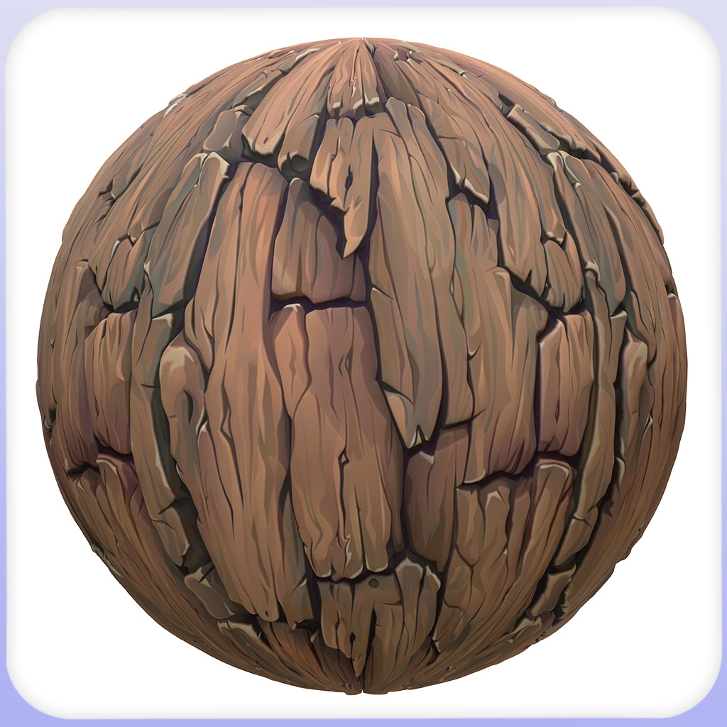 Stylized Bark Seamless Texture Texture_5