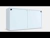 BESTA Shelf unit with doors 17 Low-poly 3D model_1
