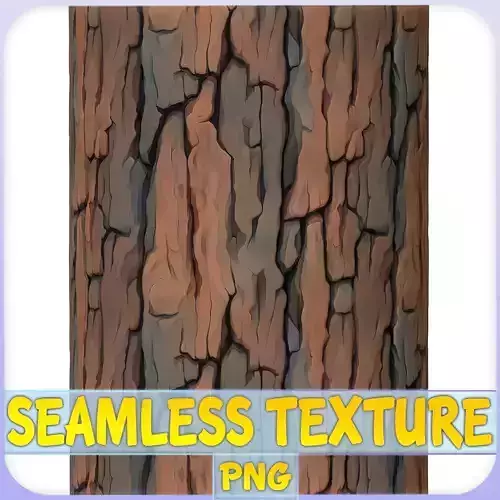 Stylized Bark Seamless Texture