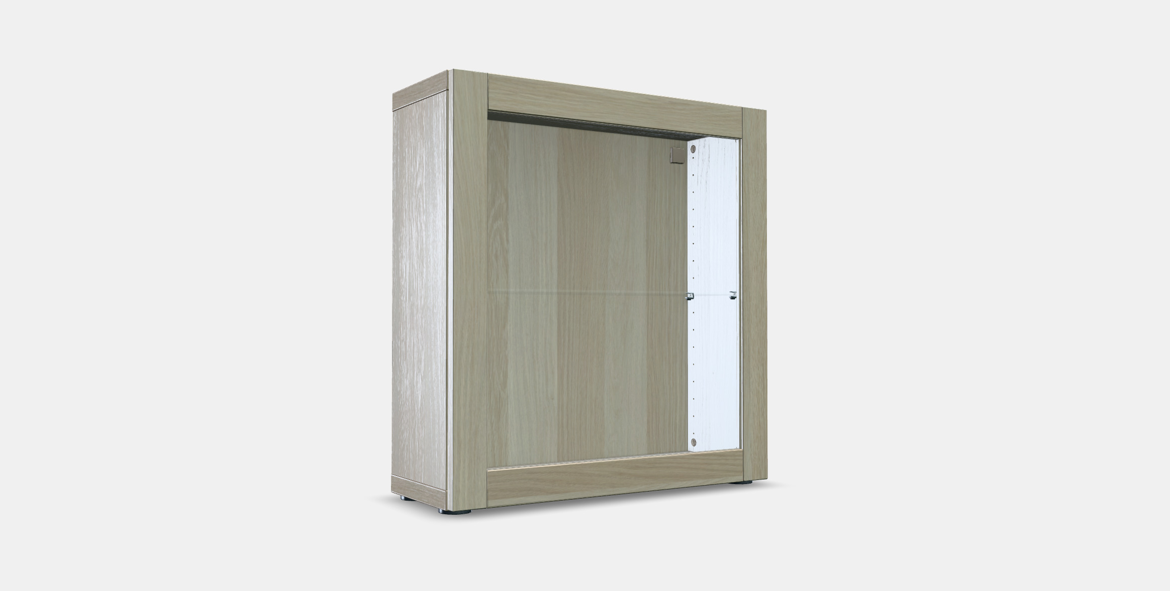 BESTA Shelf unit with glass door 16 3D model_2