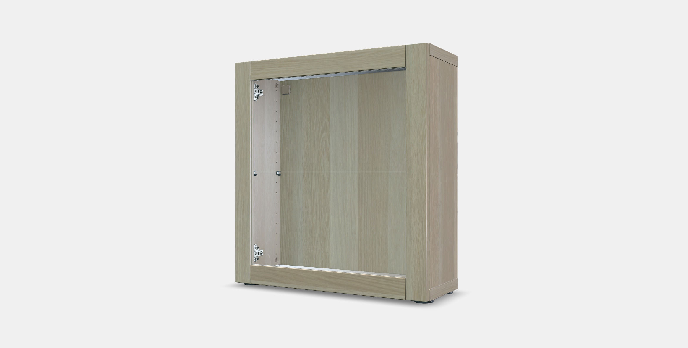 BESTA Shelf unit with glass door 16 3D model_12