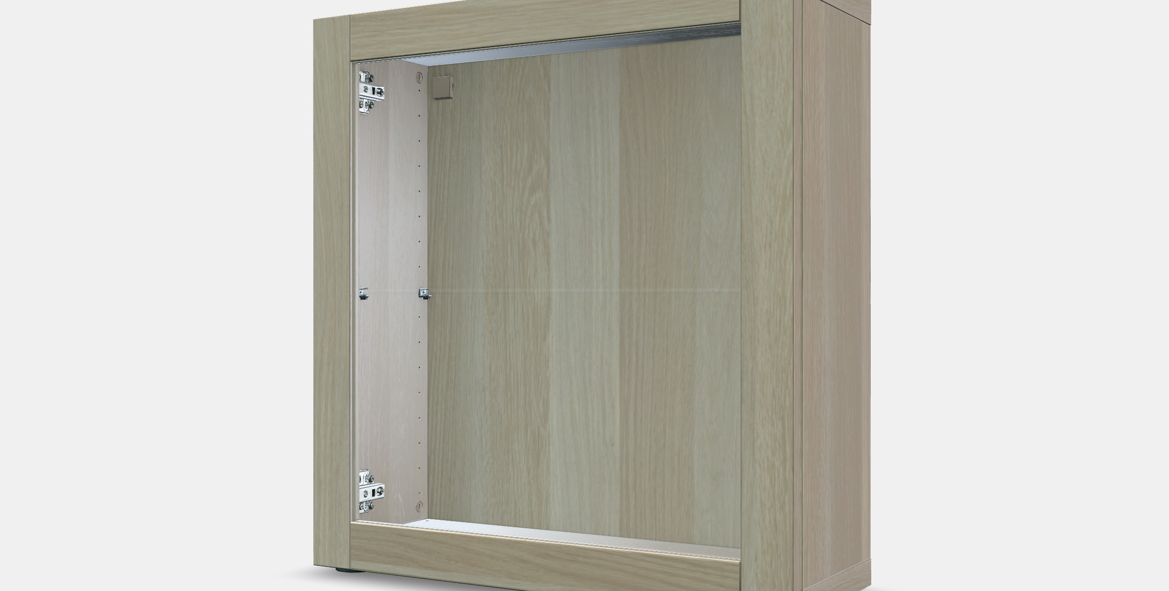 BESTA Shelf unit with glass door 16 3D model_16