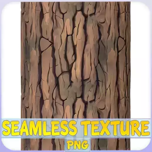 Stylized Bark Seamless Texture