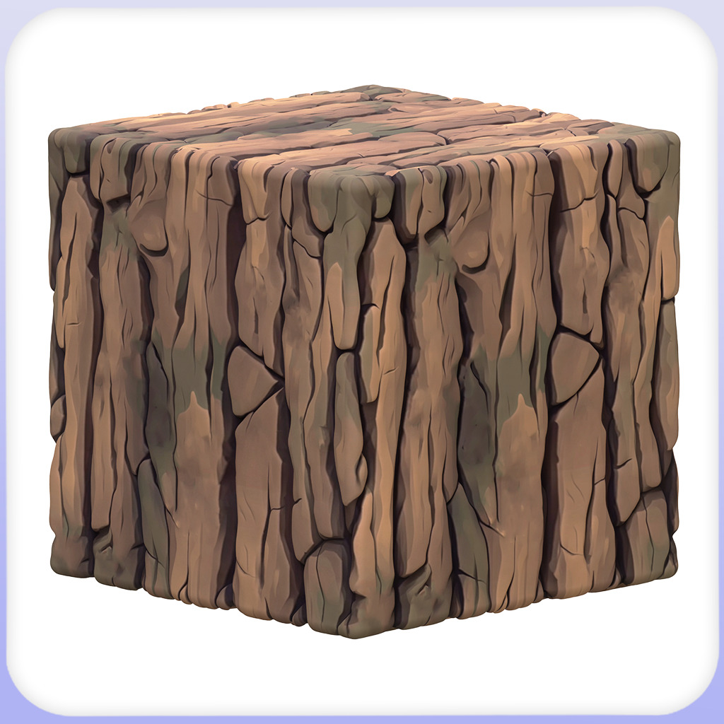 Stylized Bark Seamless Texture Texture_2