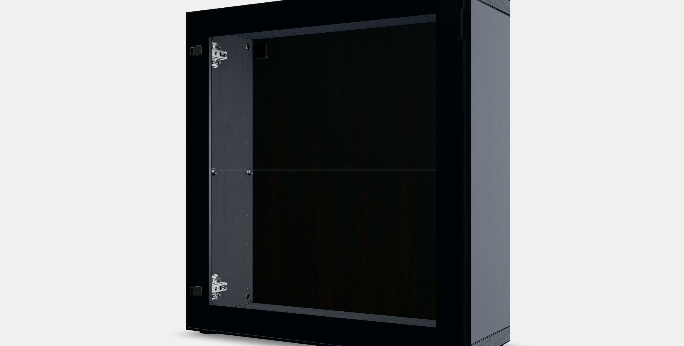 BESTA Shelf unit with glass door 18 3D model_12