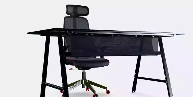 UTESPELARE - MATCHSPEL Gaming desk and chair