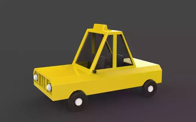 taxi  3d model 3D model
