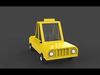 taxi  3d model 3D model_1