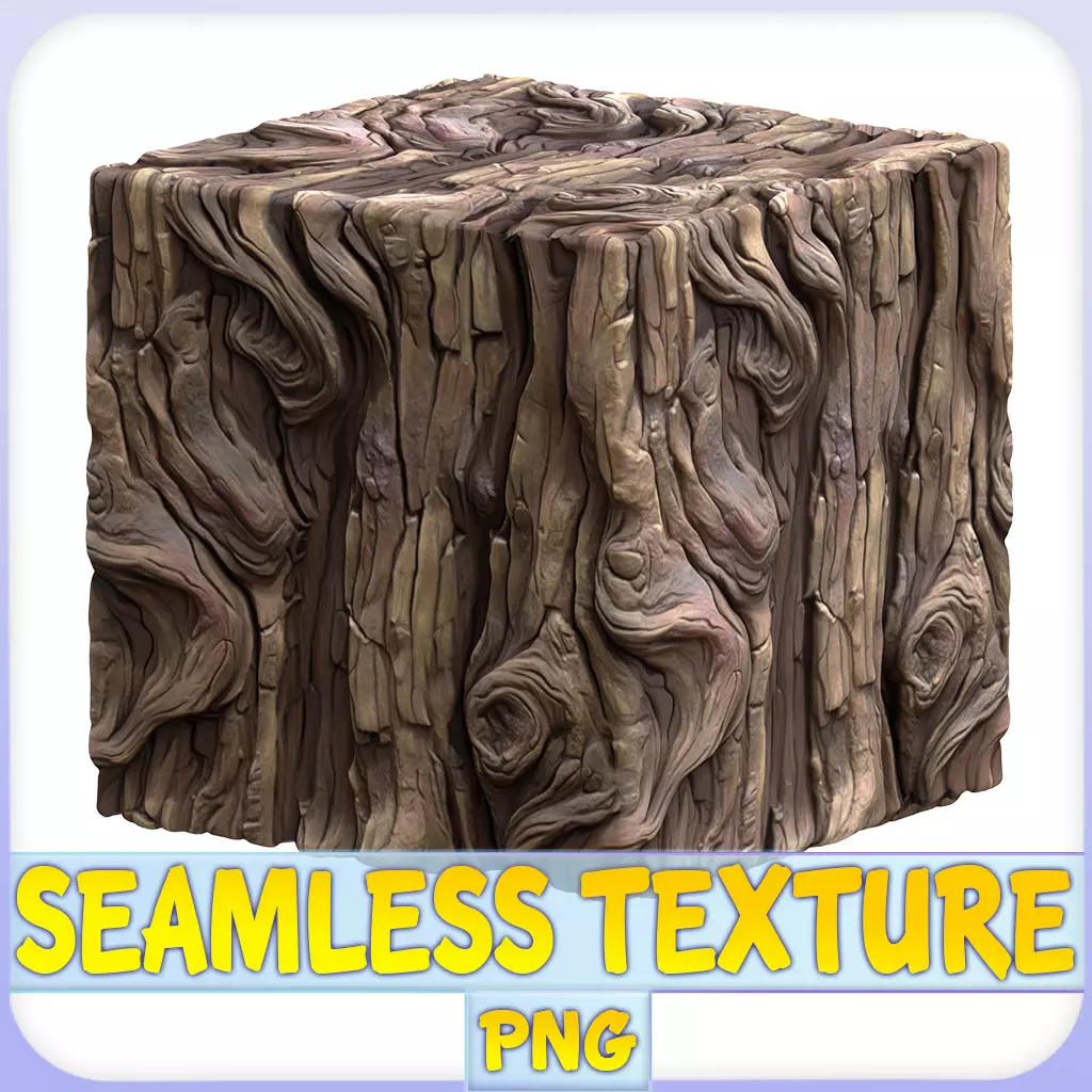 Stylized Bark Seamless Texture Texture_0