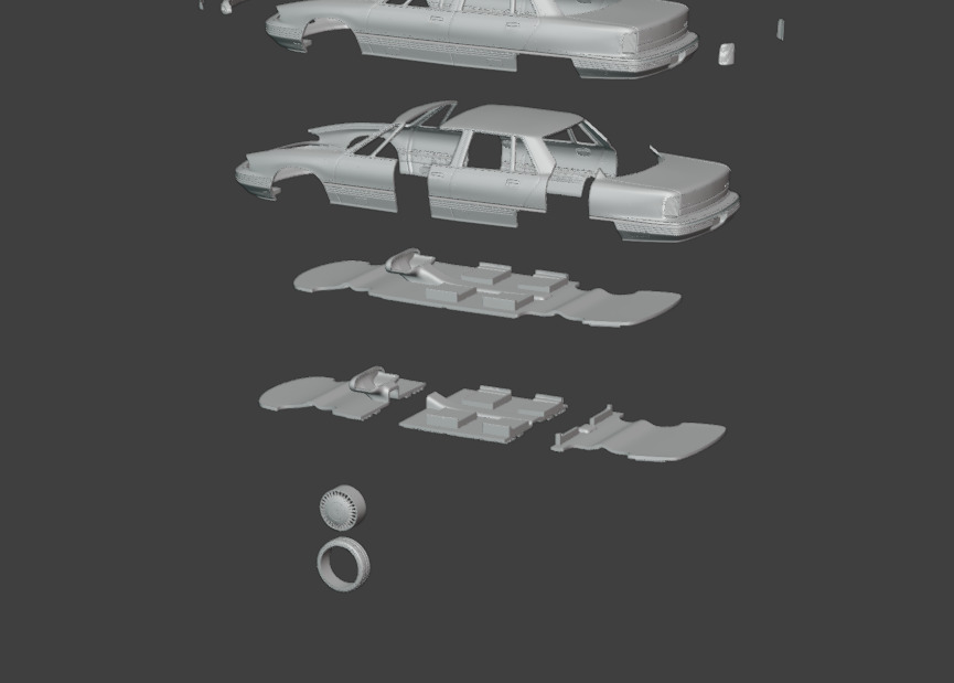 1991 - 1996 Oldsmobile 98 3D print model_12