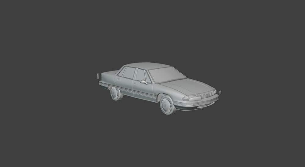 1991 - 1996 Oldsmobile 98 3D print model_9