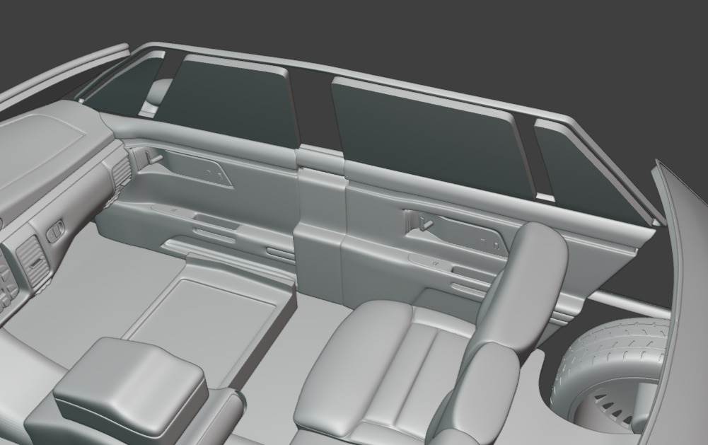 1991 - 1996 Oldsmobile 98 3D print model_13