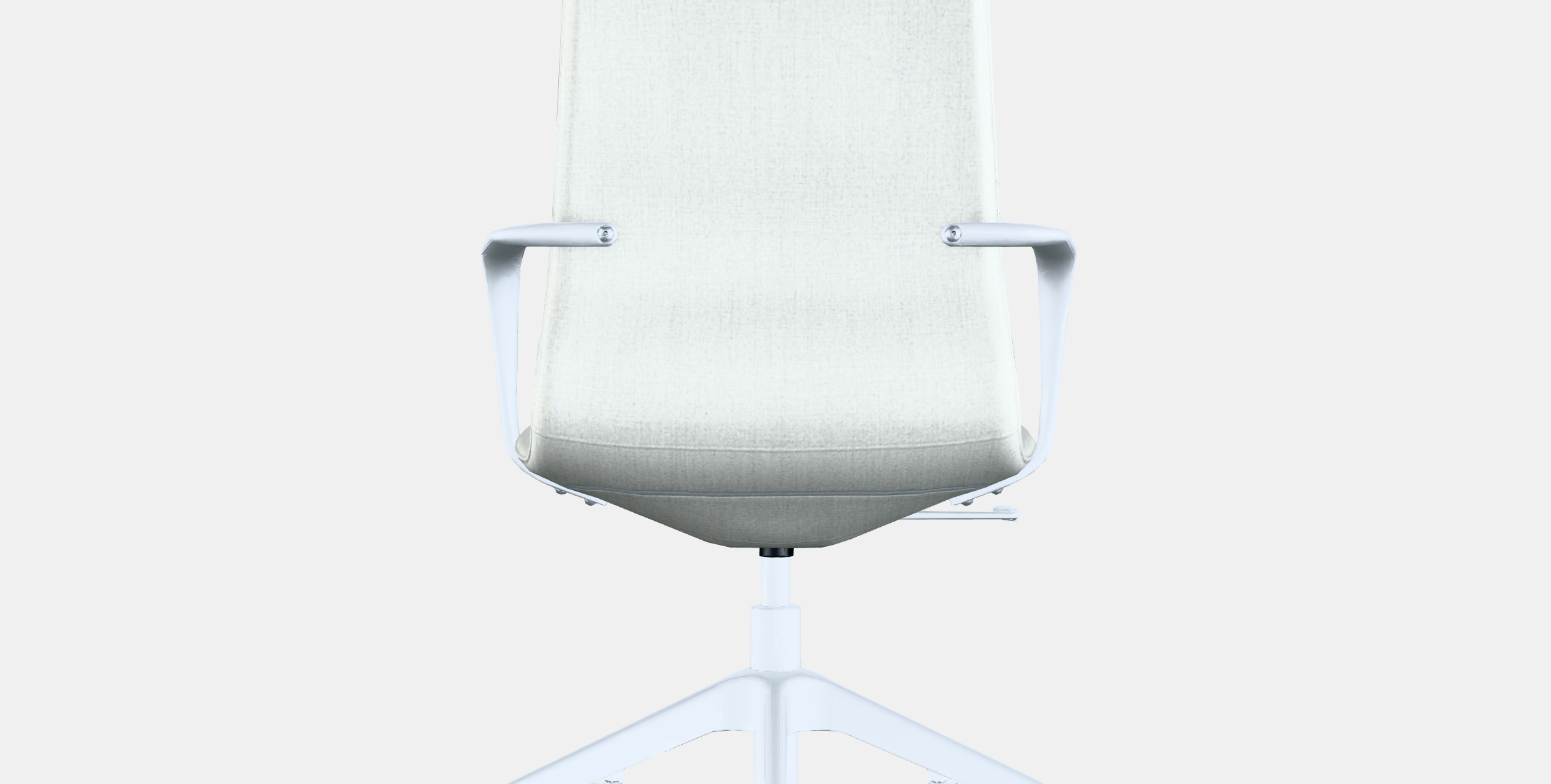 LANGFJALL Conference chair with armrests Low-poly 3D model_15