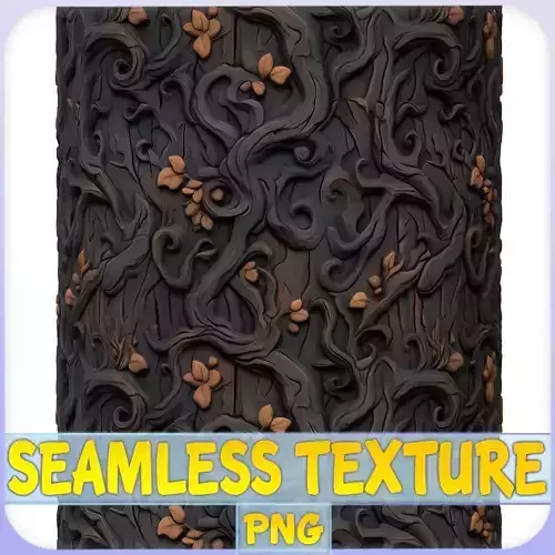 Stylized Bark Seamless Texture