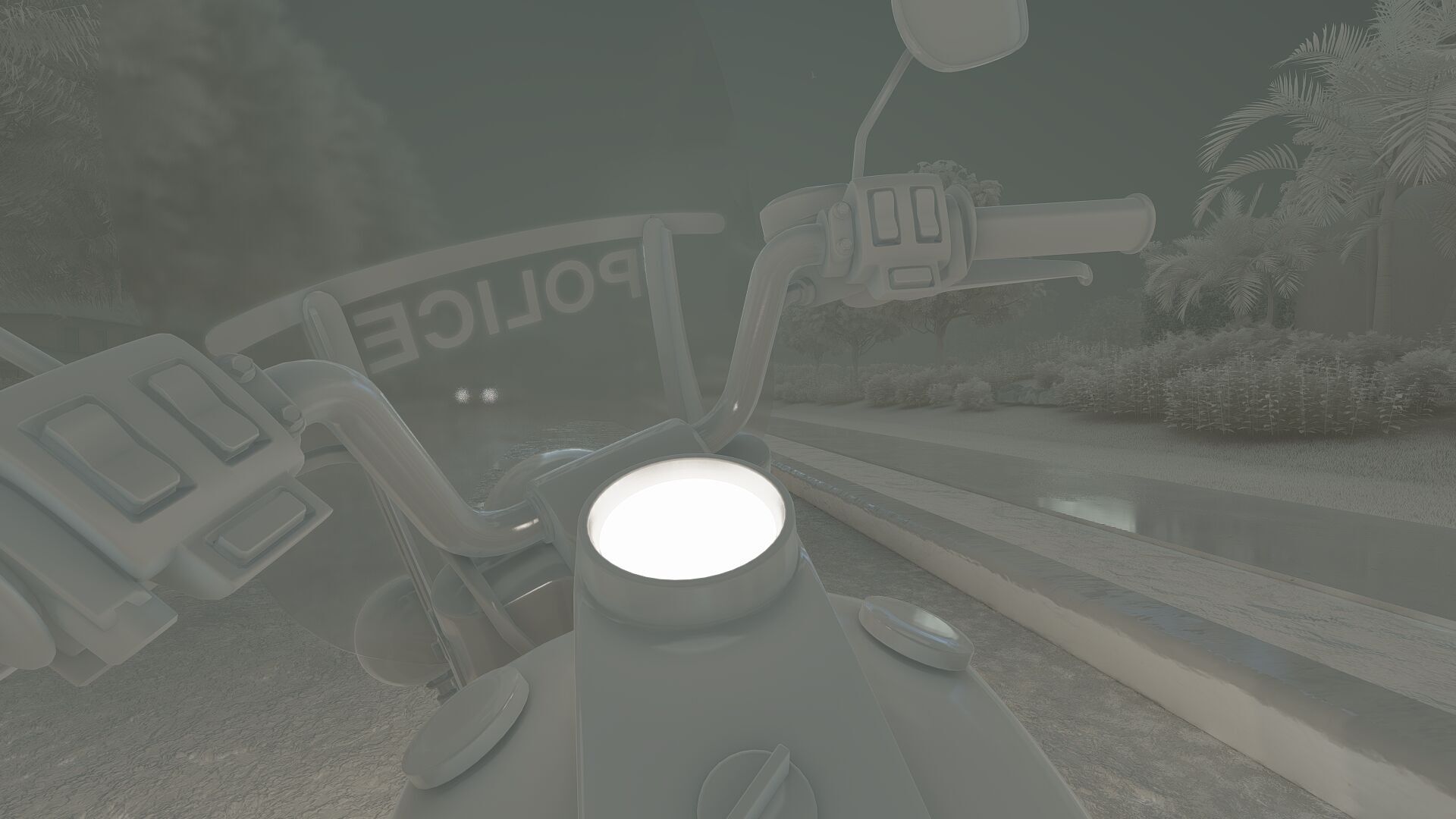 Police Harley Davidson 3D model_27