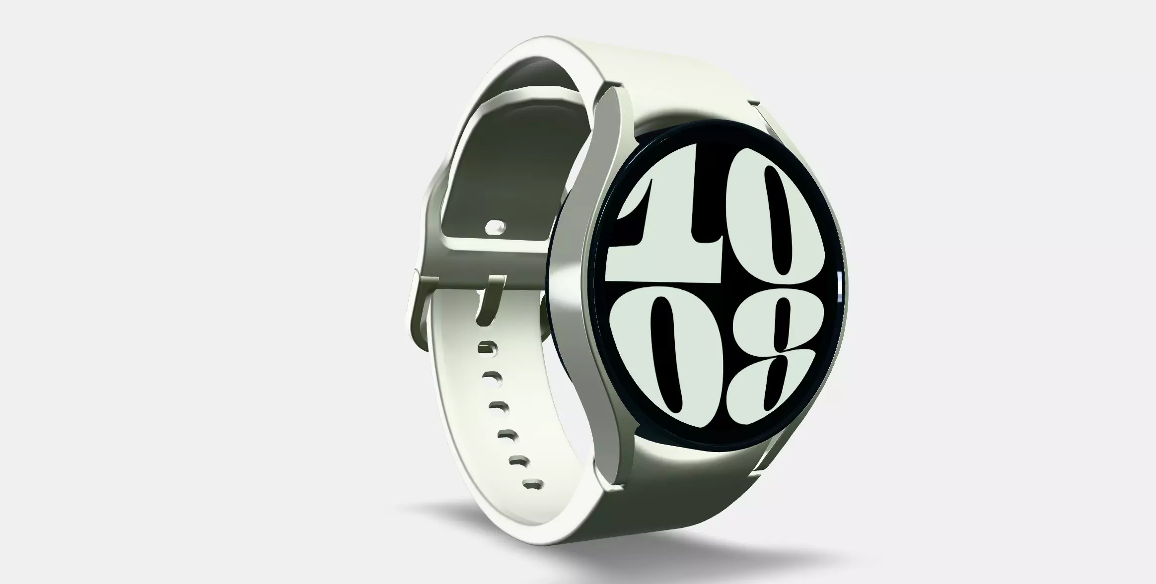 Samsung Galaxy Watch 6 LTE 40mm - bezs 3D model_0