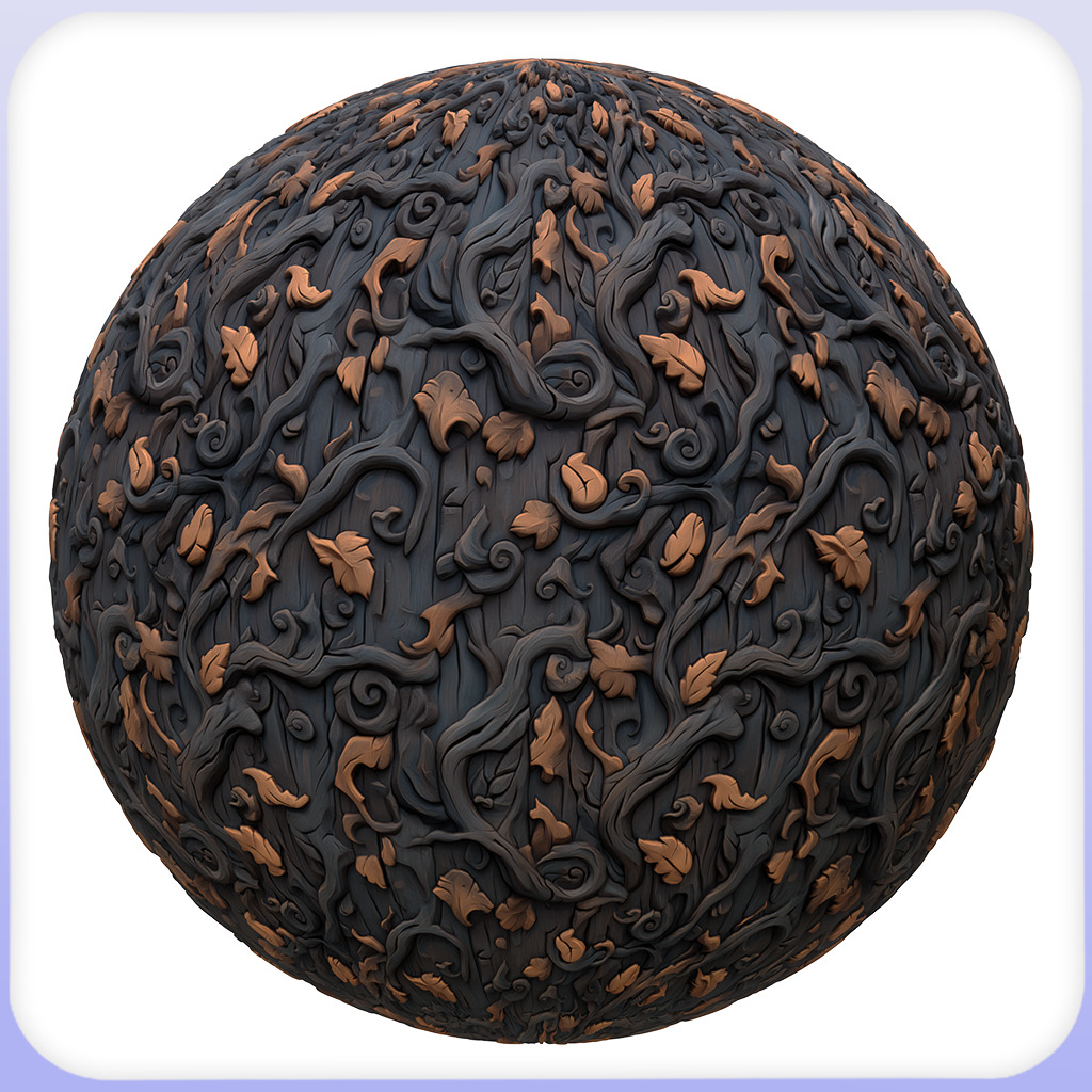 Stylized Bark Seamless Texture Texture_5
