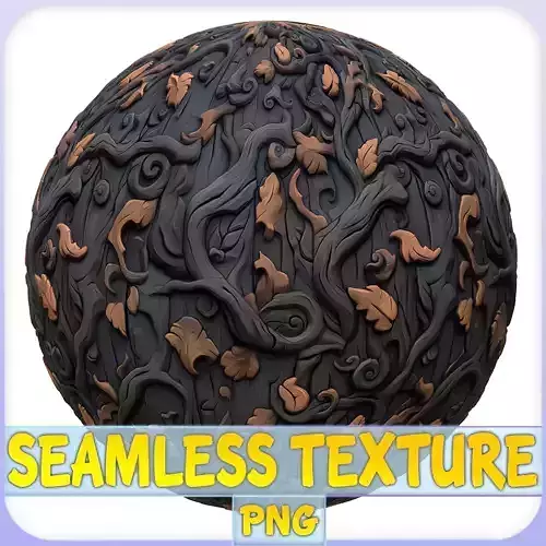 Stylized Bark Seamless Texture