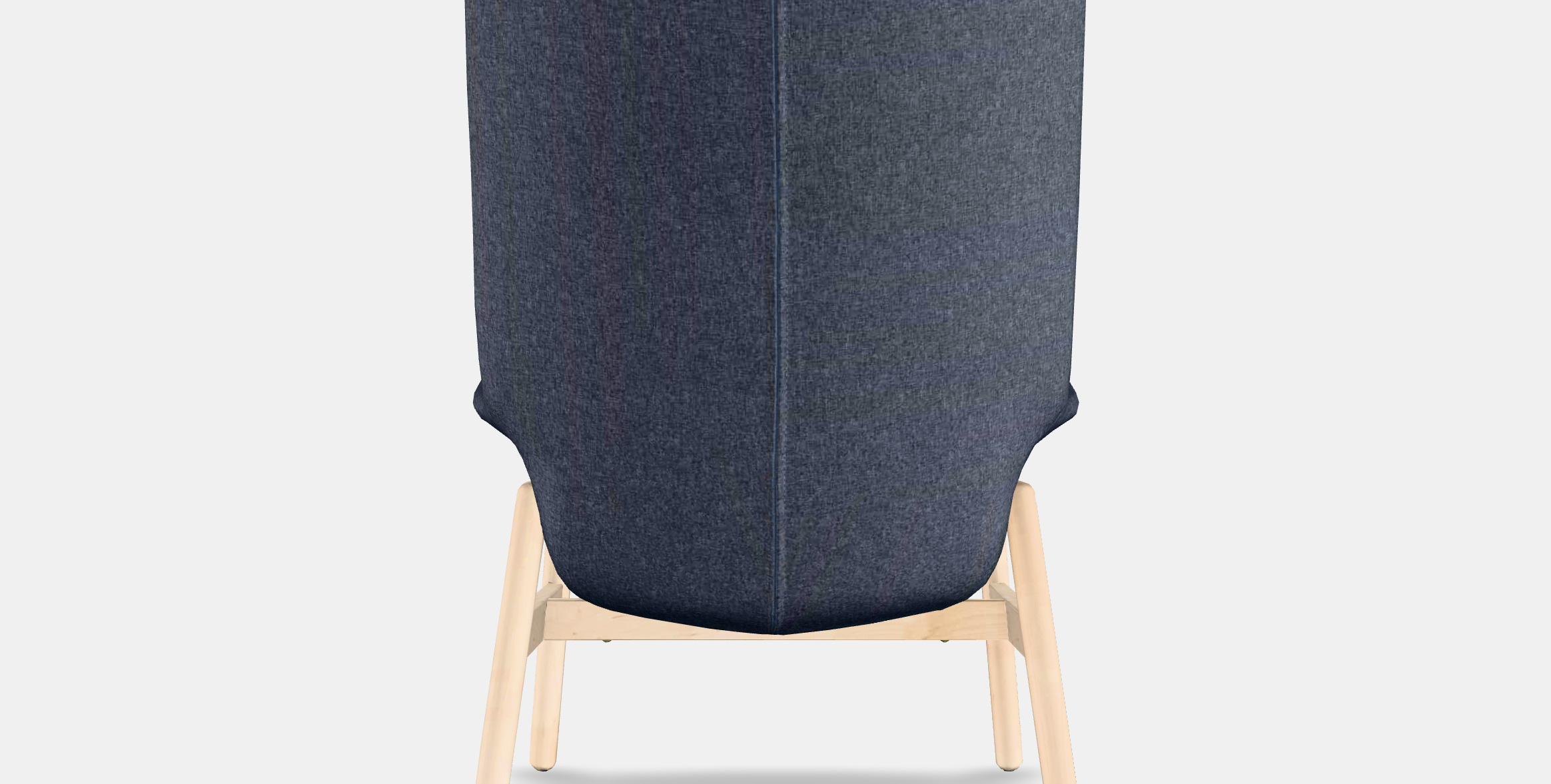 VEDBO High-back armchair Low-poly 3D model_15